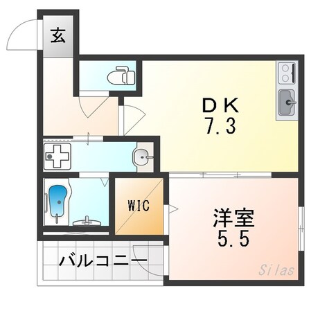 フジパレス沢ノ町駅南の物件間取画像